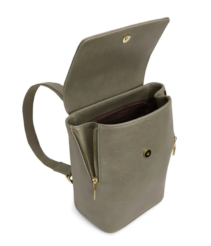 Women Fabi Mini Vegan Backpack 8211 Vintage Sage Matt and Nat Backpacks