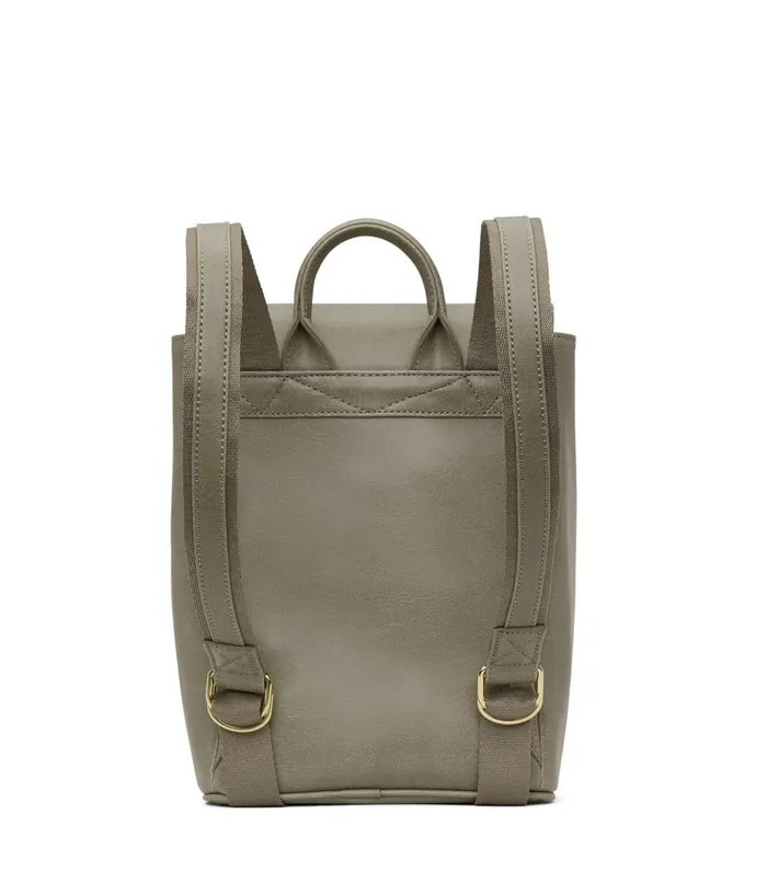 Women Fabi Mini Vegan Backpack 8211 Vintage Sage Matt and Nat Backpacks