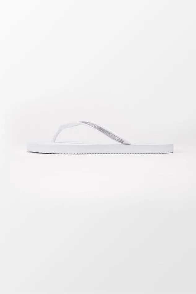 Women Flip Flops Cupshe Blanco Minimalist Flip Flops White