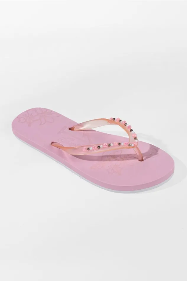 Women Flip Flops Cupshe Madeira Beach Animal Print Flip Flops Pink