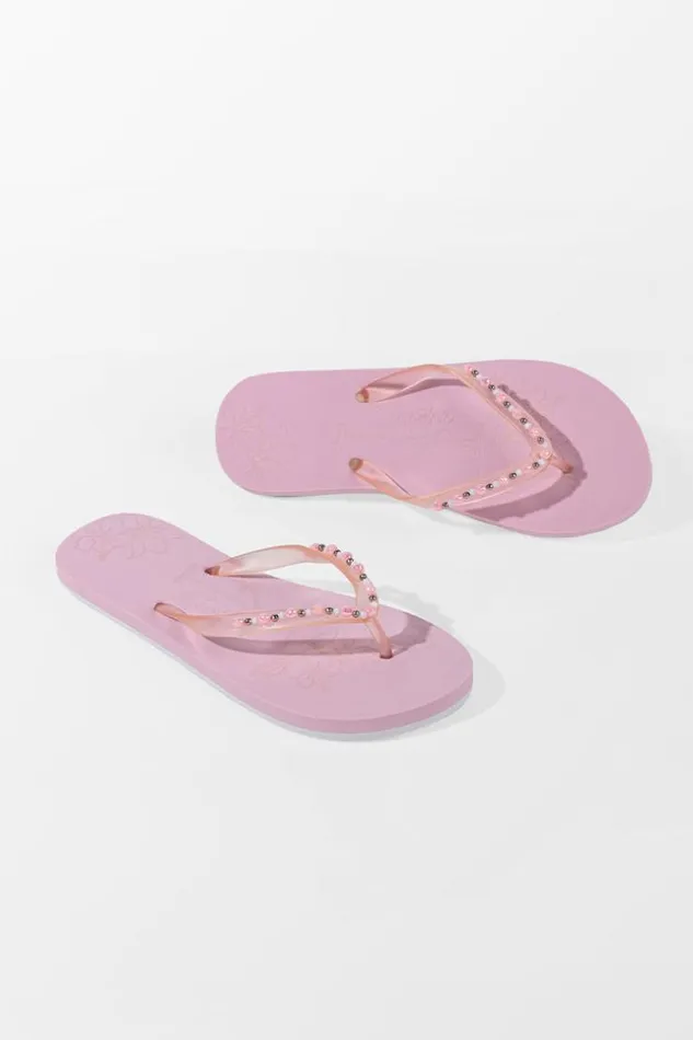 Women Flip Flops Cupshe Madeira Beach Animal Print Flip Flops Pink