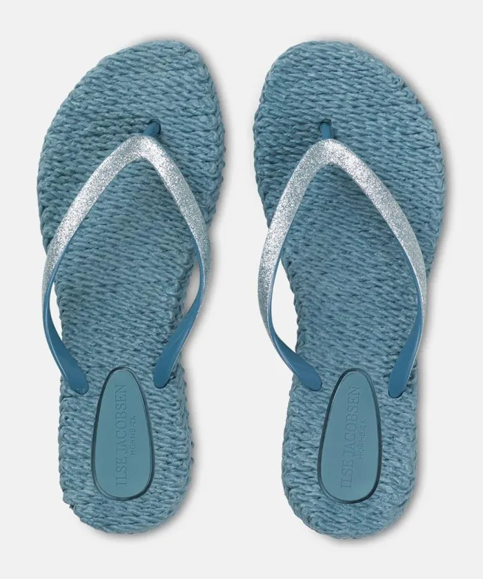 Women Flip Flops Ilse Jacobsen Flip Flop With Glitter 8211 Lichen Blue Women Flip Flops Ilse Jacobsen Flip Flop With Glitter 8211 Lichen Blue