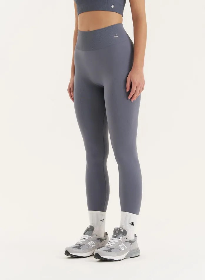 Women Grey Sculpting Seamless Gym Leggings Tyler 4th and Reckless Athleisure