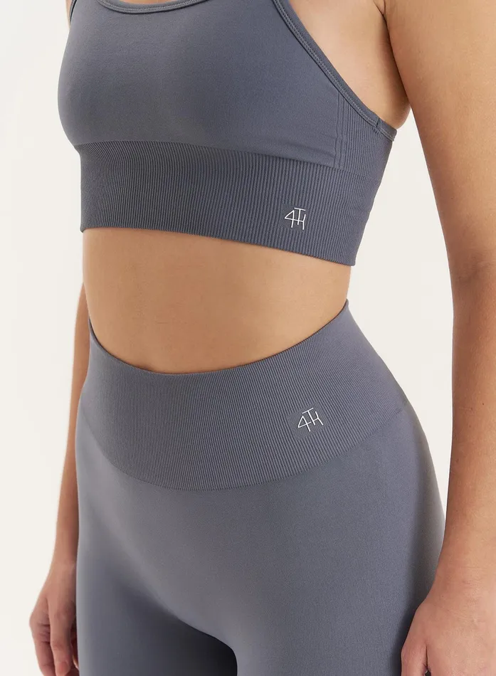 Women Grey Sculpting Seamless Gym Leggings Tyler 4th and Reckless Athleisure
