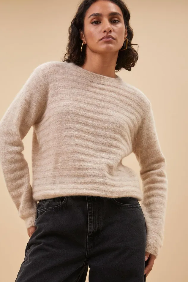 Women Gwen Pullover Sand Bybar Pullovers