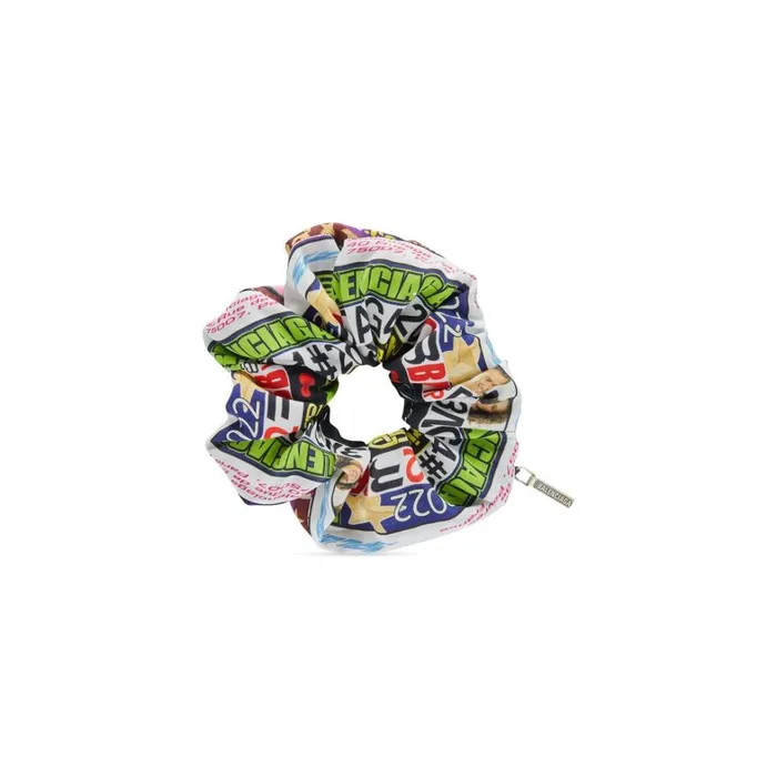 Women Hair Accessories Balenciaga Holli Scrunchie In Black