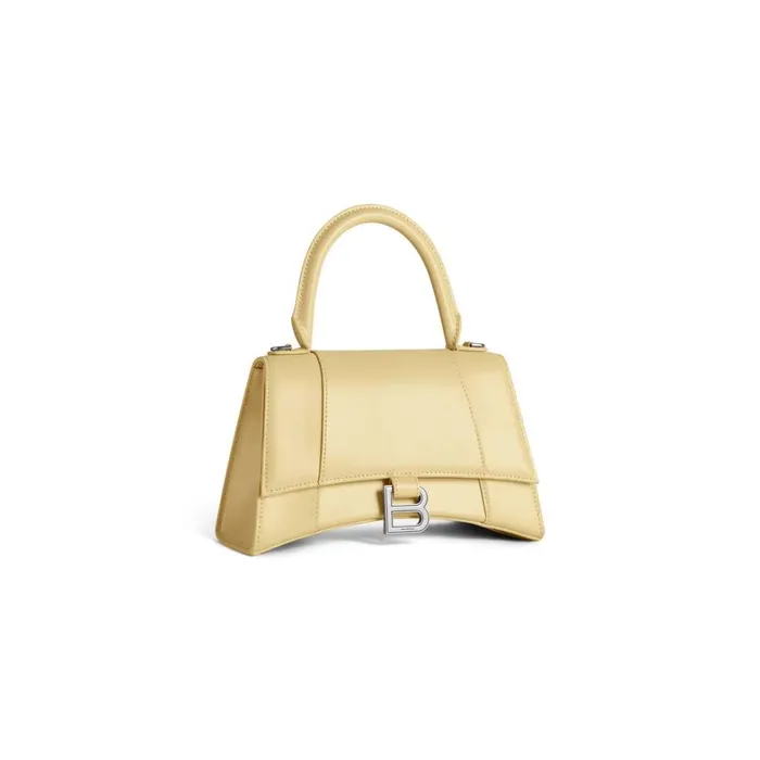Women Handbags Balenciaga Hourglass Small Handbag Box In Light Yellow
