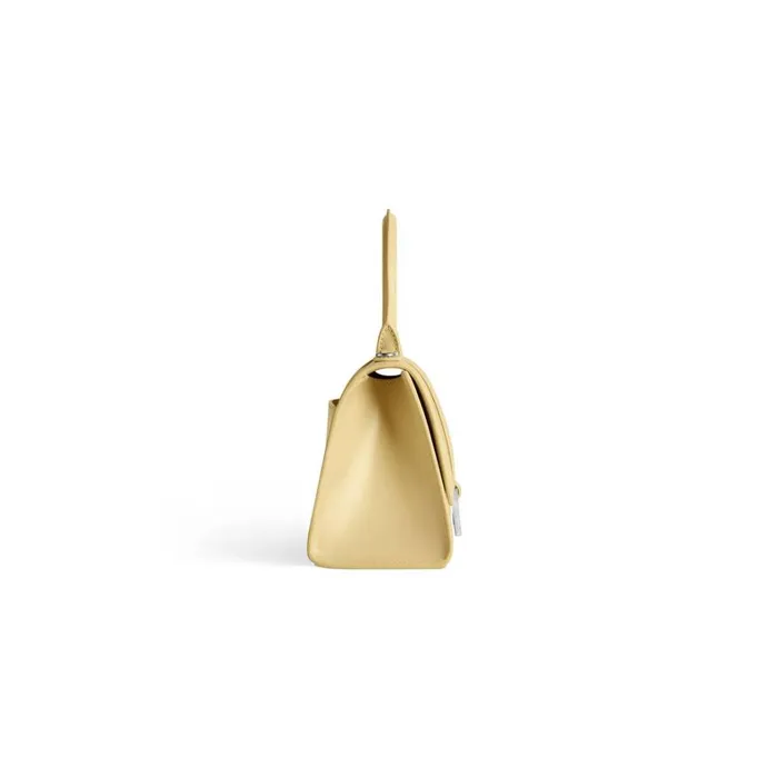 Women Handbags Balenciaga Hourglass Small Handbag Box In Light Yellow