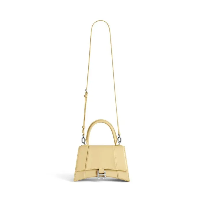 Women Handbags Balenciaga Hourglass Small Handbag Box In Light Yellow