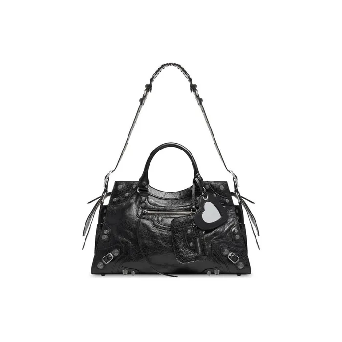 Women Handbags Balenciaga Neo Cagole City Handbag In Black