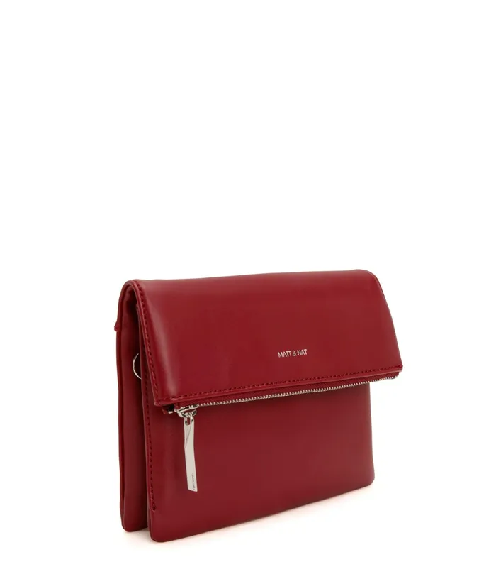 Women Hiley Vegan Crossbody Bag 8211 Loom Plum Matt and Nat Crossbody