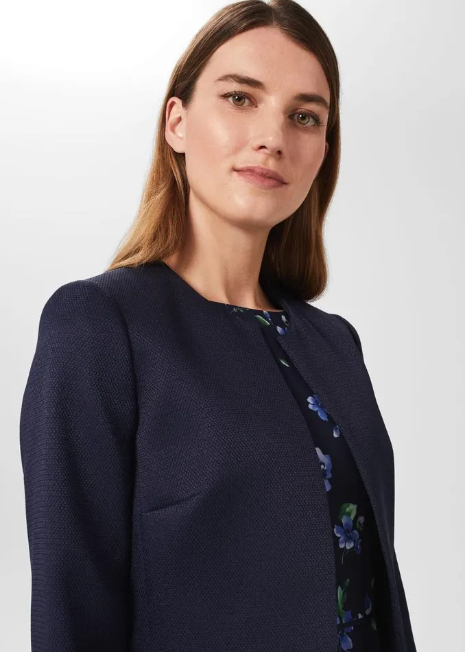 Women HOBBS Coats and Jackets Elize Jacket Midnight Navy
