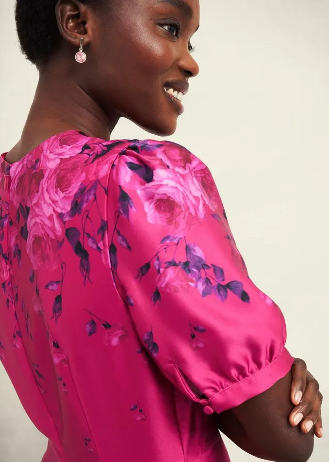 Women HOBBS Dresses and Jumpsuits Evangeline Dress Pink Multi