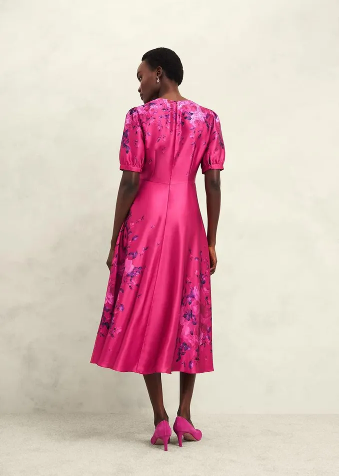 Women HOBBS Dresses and Jumpsuits Evangeline Dress Pink Multi