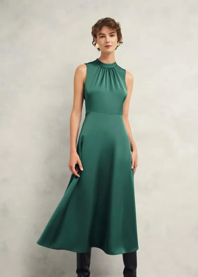 Women HOBBS Dresses and Jumpsuits Fairhaven Dress Foliage Green