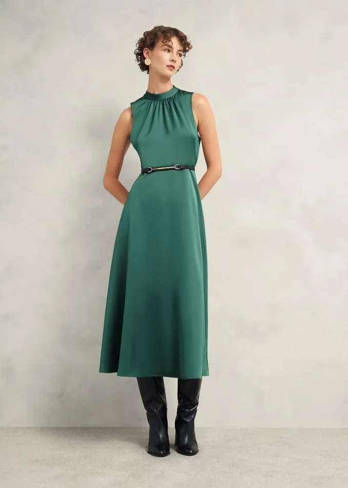 Women HOBBS Dresses and Jumpsuits Fairhaven Dress Foliage Green