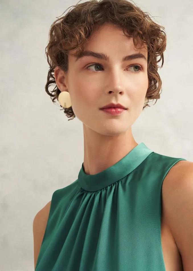 Women HOBBS Dresses and Jumpsuits Fairhaven Dress Foliage Green