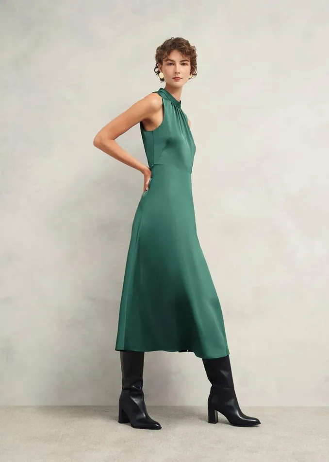 Women HOBBS Dresses and Jumpsuits Fairhaven Dress Foliage Green