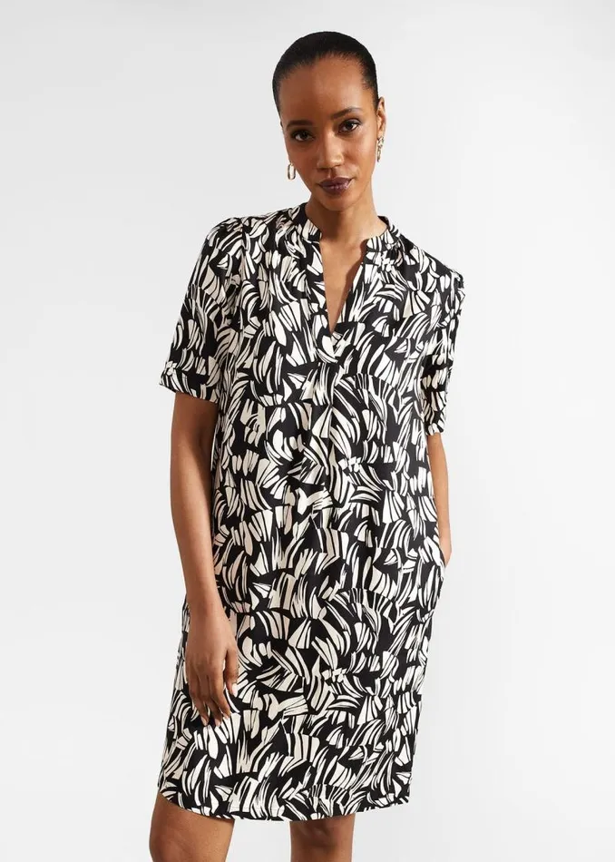 Women HOBBS Dresses and Jumpsuits Lucille Dress Black Cream