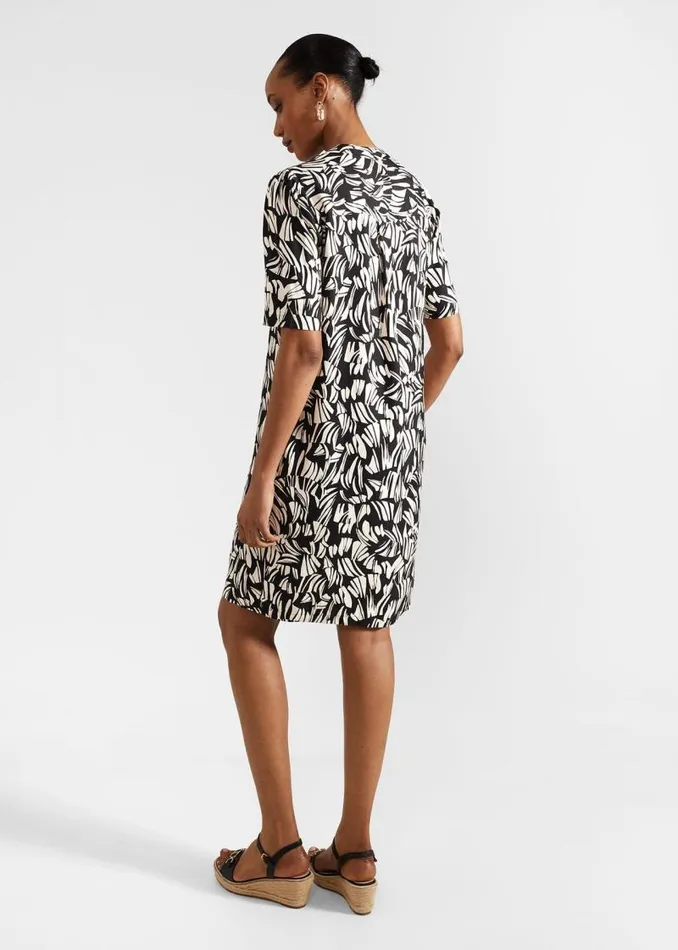 Women HOBBS Dresses and Jumpsuits Lucille Dress Black Cream