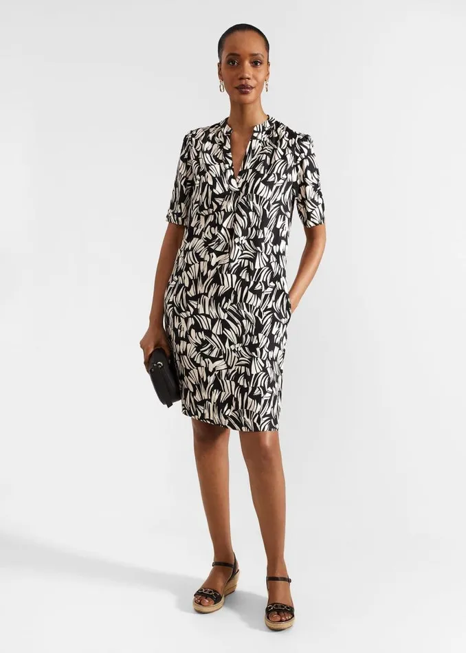 Women HOBBS Dresses and Jumpsuits Lucille Dress Black Cream