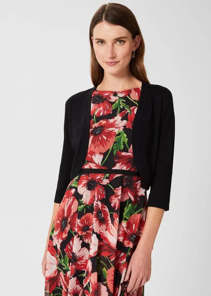 Women HOBBS Jumpers and Cardigans Carrie Bolero Black