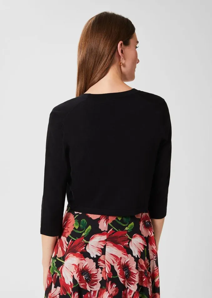 Women HOBBS Jumpers and Cardigans Carrie Bolero Black Women HOBBS Jumpers and Cardigans Carrie Bolero Black