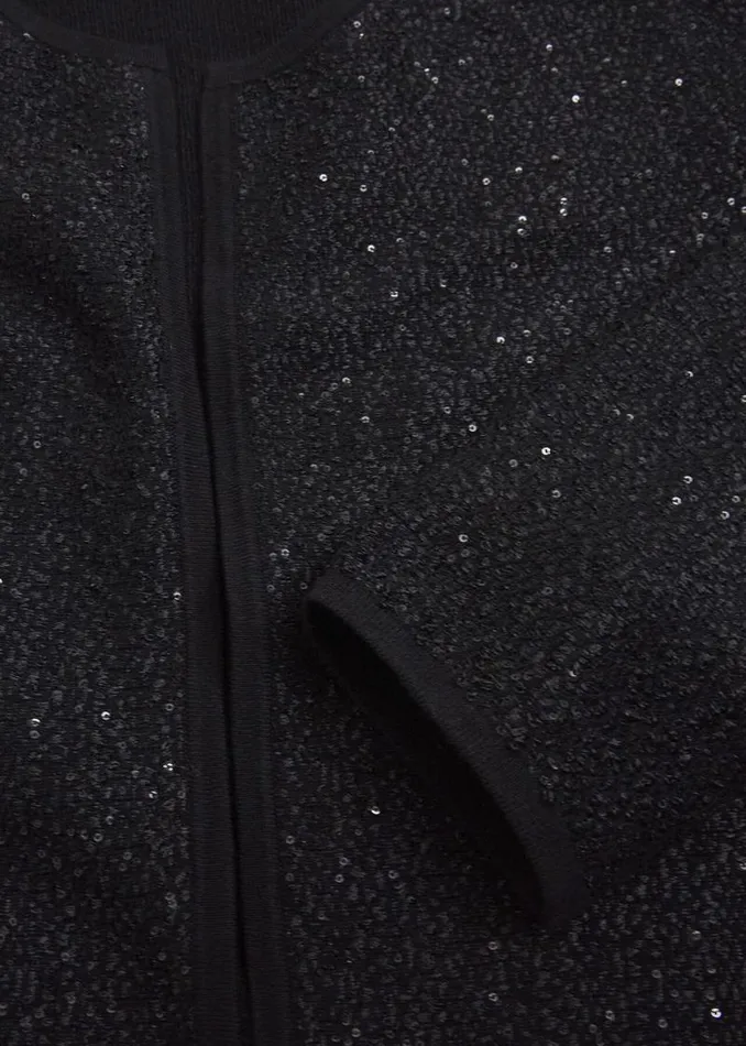 Women HOBBS Jumpers and Cardigans Elin Sequin Cardigan Black