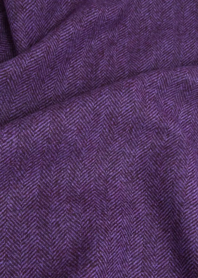 Women HOBBS Skirts Daphne Wool Skirt Purple Multi