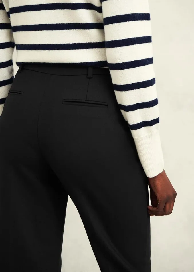 Women HOBBS Trousers Gerrie Straight Trousers Black