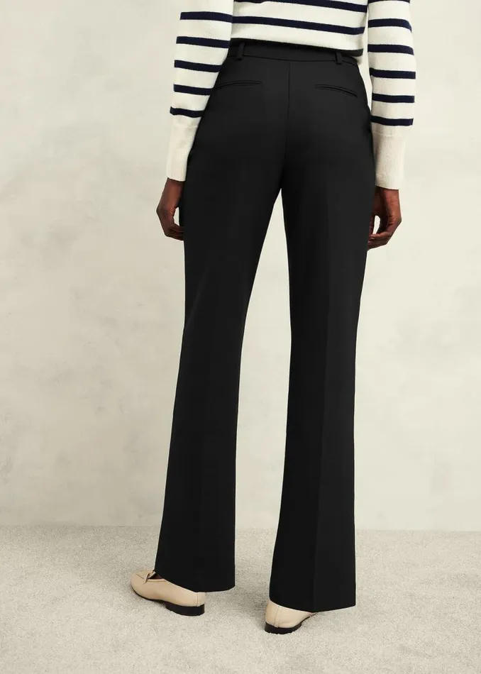 Women HOBBS Trousers Gerrie Straight Trousers Black
