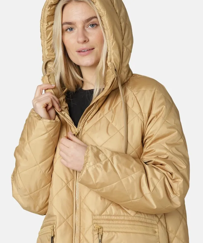 Women Ilse Jacobsen Padded Coat 8211 Iced Coffee Women Ilse Jacobsen Padded Coat 8211 Iced Coffee