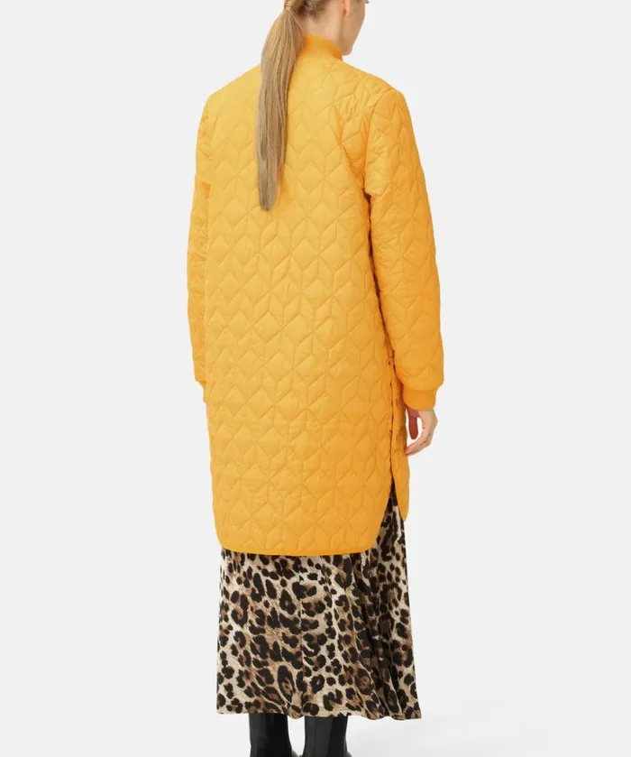 Women Ilse Jacobsen Padded Quilt Coat 8211 Flame Orange