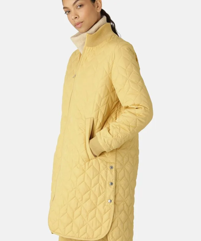Women Ilse Jacobsen Padded Quilt Coat 8211 Marigold