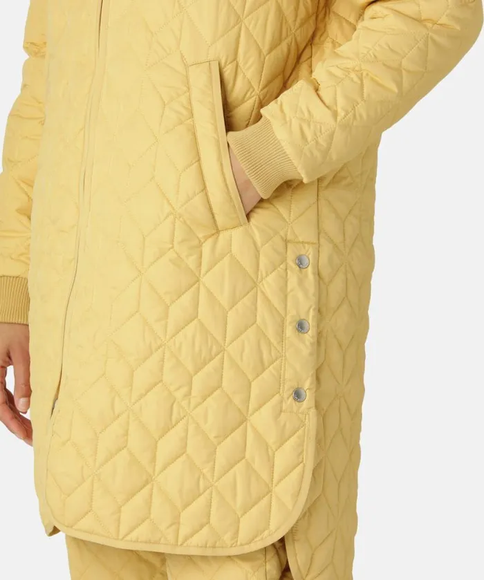 Women Ilse Jacobsen Padded Quilt Coat 8211 Marigold