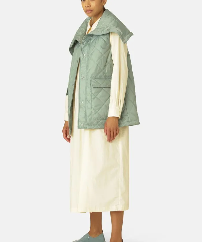 Women Ilse Jacobsen Padded Vest 8211 Bleached