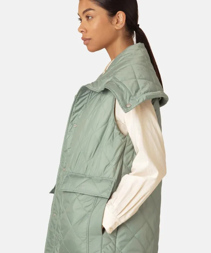 Women Ilse Jacobsen Padded Vest 8211 Bleached Women Ilse Jacobsen Padded Vest 8211 Bleached