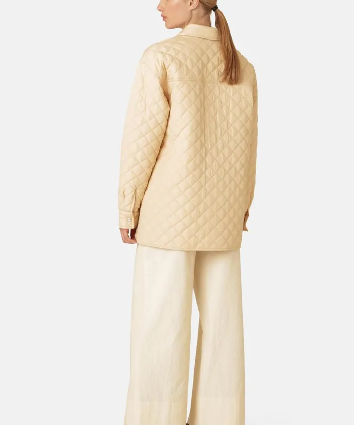 Women Ilse Jacobsen Quilt Jacket 8211 Beige