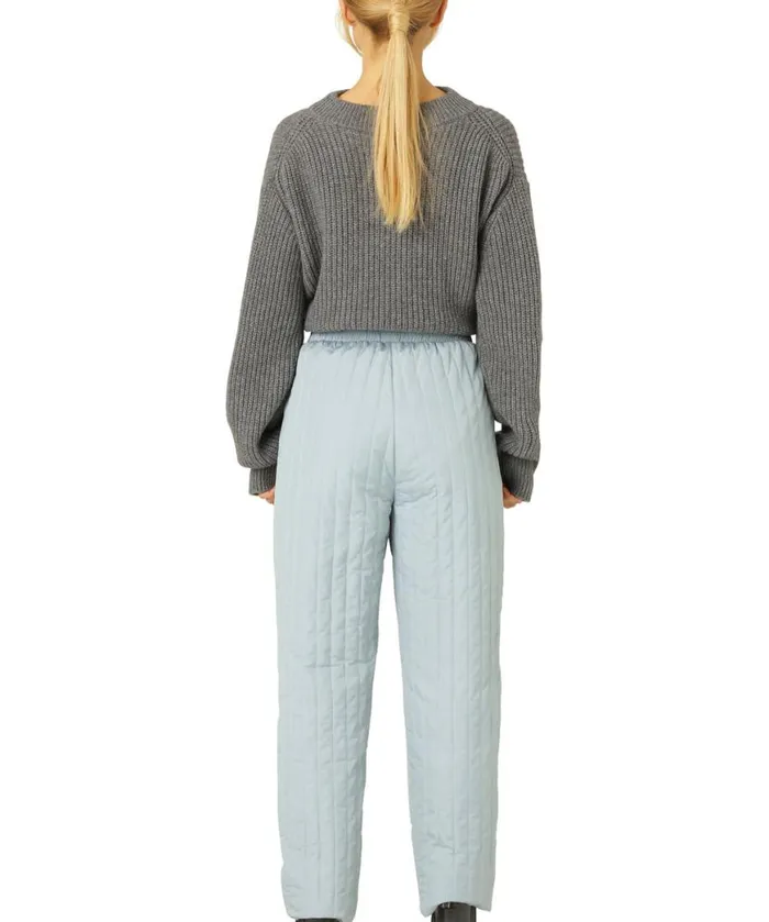 Women Ilse Jacobsen Quilt Pants 8211 Pale Petroleum Women Ilse Jacobsen Quilt Pants 8211 Pale Petroleum