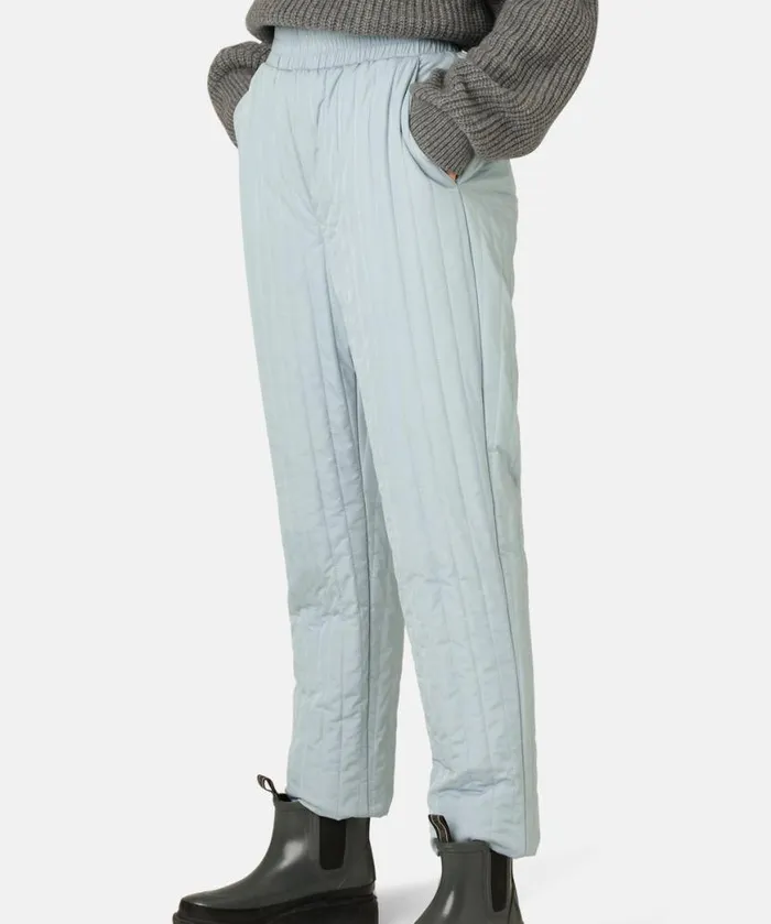 Women Ilse Jacobsen Quilt Pants 8211 Pale Petroleum Women Ilse Jacobsen Quilt Pants 8211 Pale Petroleum