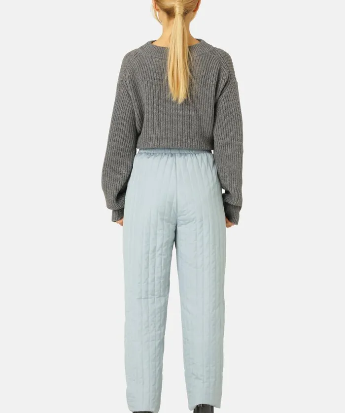 Women Ilse Jacobsen Quilt Pants 8211 Pale Petroleum Women Ilse Jacobsen Quilt Pants 8211 Pale Petroleum