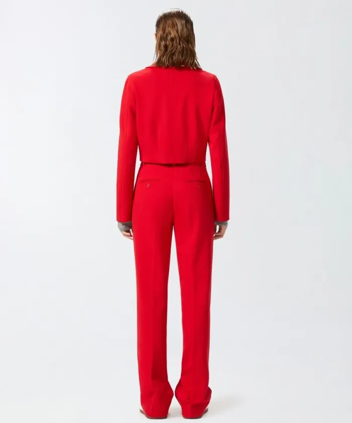 Women Jackets Pinko Small Jacket With Collar Tango Red Women Jackets Pinko Small Jacket With Collar Tango Red
