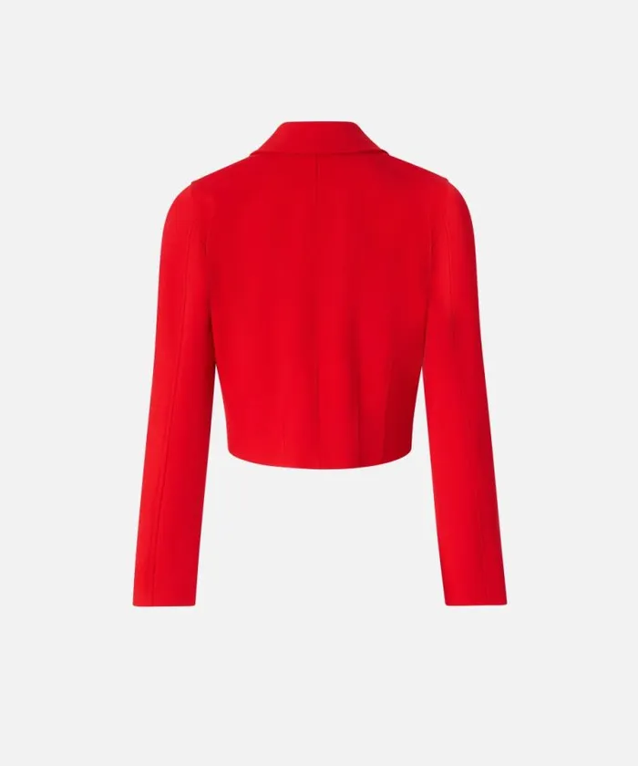 Women Jackets Pinko Small Jacket With Collar Tango Red Women Jackets Pinko Small Jacket With Collar Tango Red