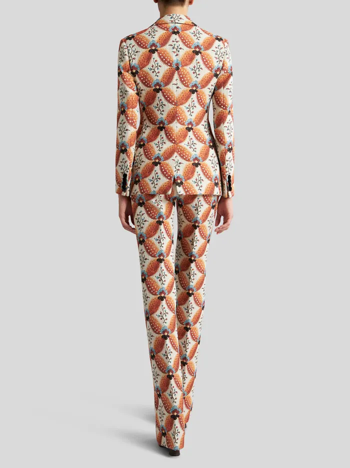 Women Jacquard Jacket With Geometric Pattern Etro Jackets