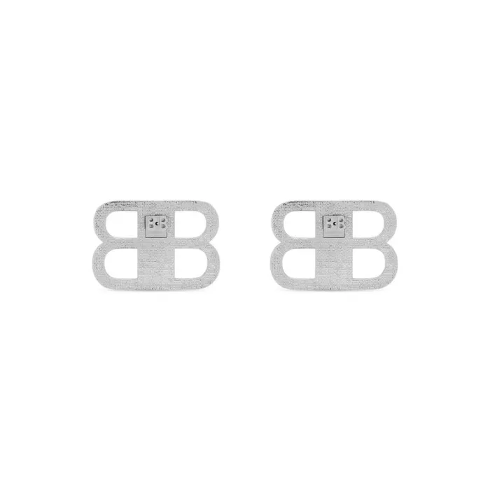 Women Jewellery Balenciaga Bb 20 Earrings In Silver