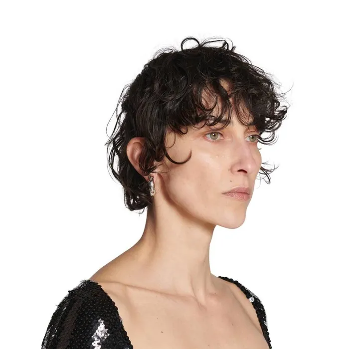 Women Jewellery Balenciaga Solid 20 Earrings In Silver