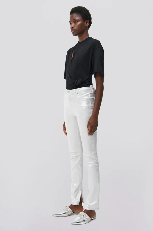 Women Joline Tee Black Jonathan Simkhai Tops and Bodysuits