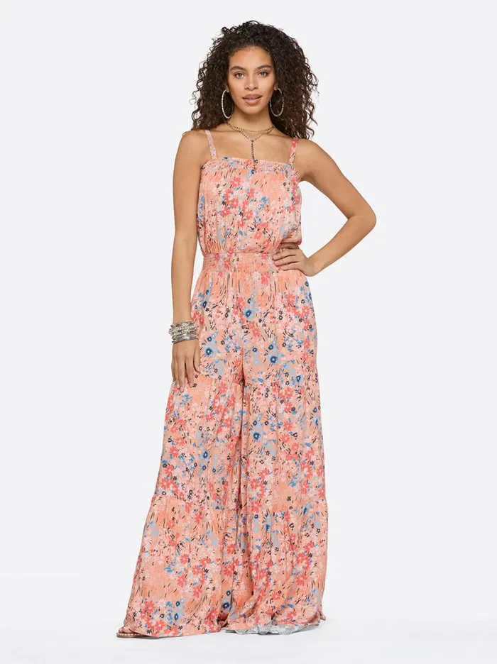 Women Jumpsuits and Rompers Jessica Simpson Devyn Jumpsuit In Blooming Pasture