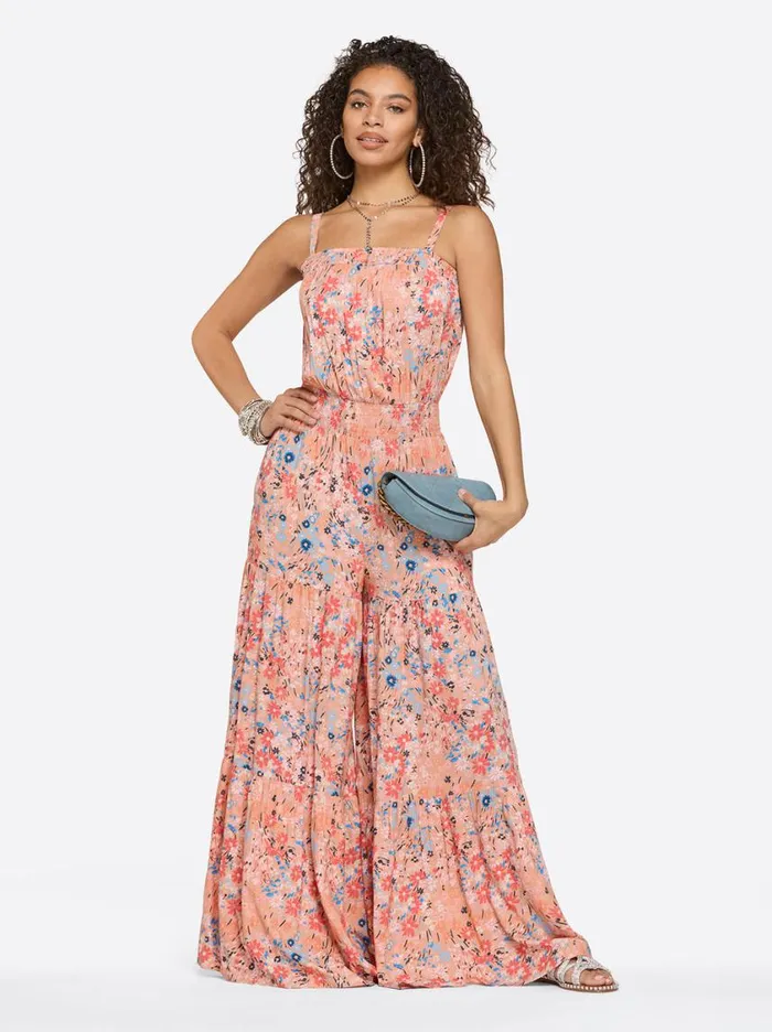 Women Jumpsuits and Rompers Jessica Simpson Devyn Jumpsuit In Blooming Pasture