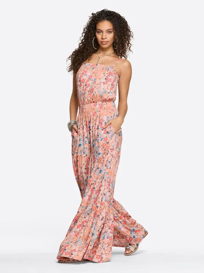 Women Jumpsuits and Rompers Jessica Simpson Devyn Jumpsuit In Blooming Pasture